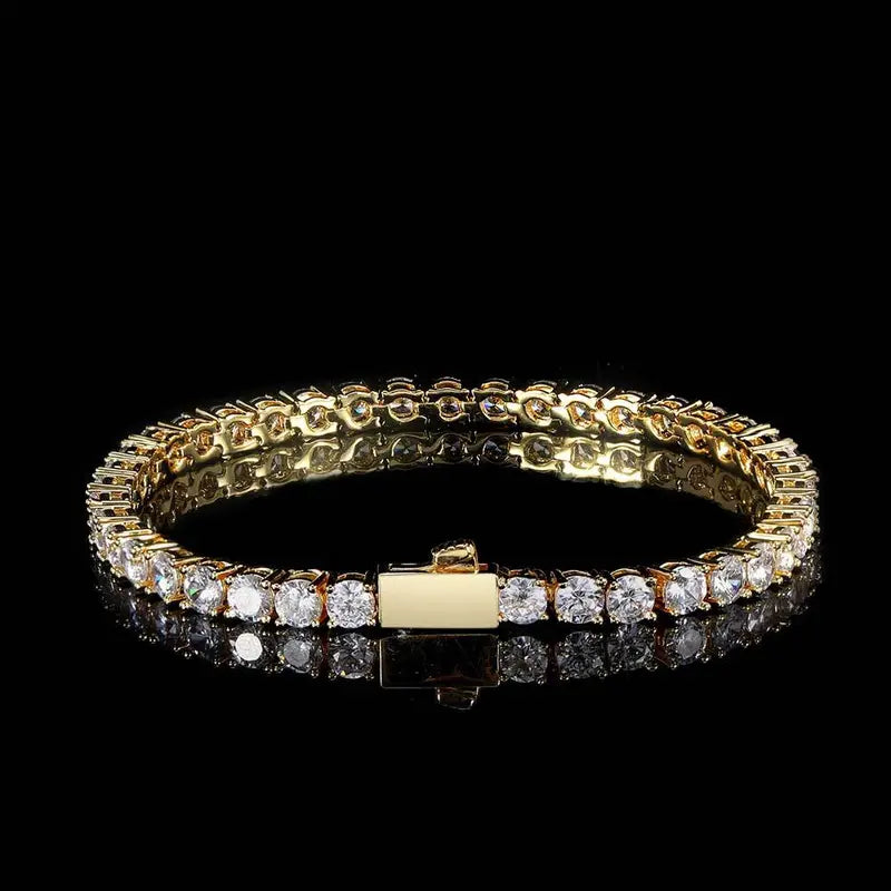 Mouvé Tennis Bracelet - Silver, Gold