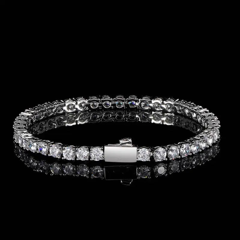 Mouvé Tennis Bracelet - Silver, Gold